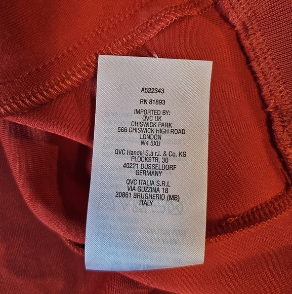 Gaby Espino x Peace Love World Women's Zip-Up Track Jacket, Red & White, Size XL - Picture 13 of 14